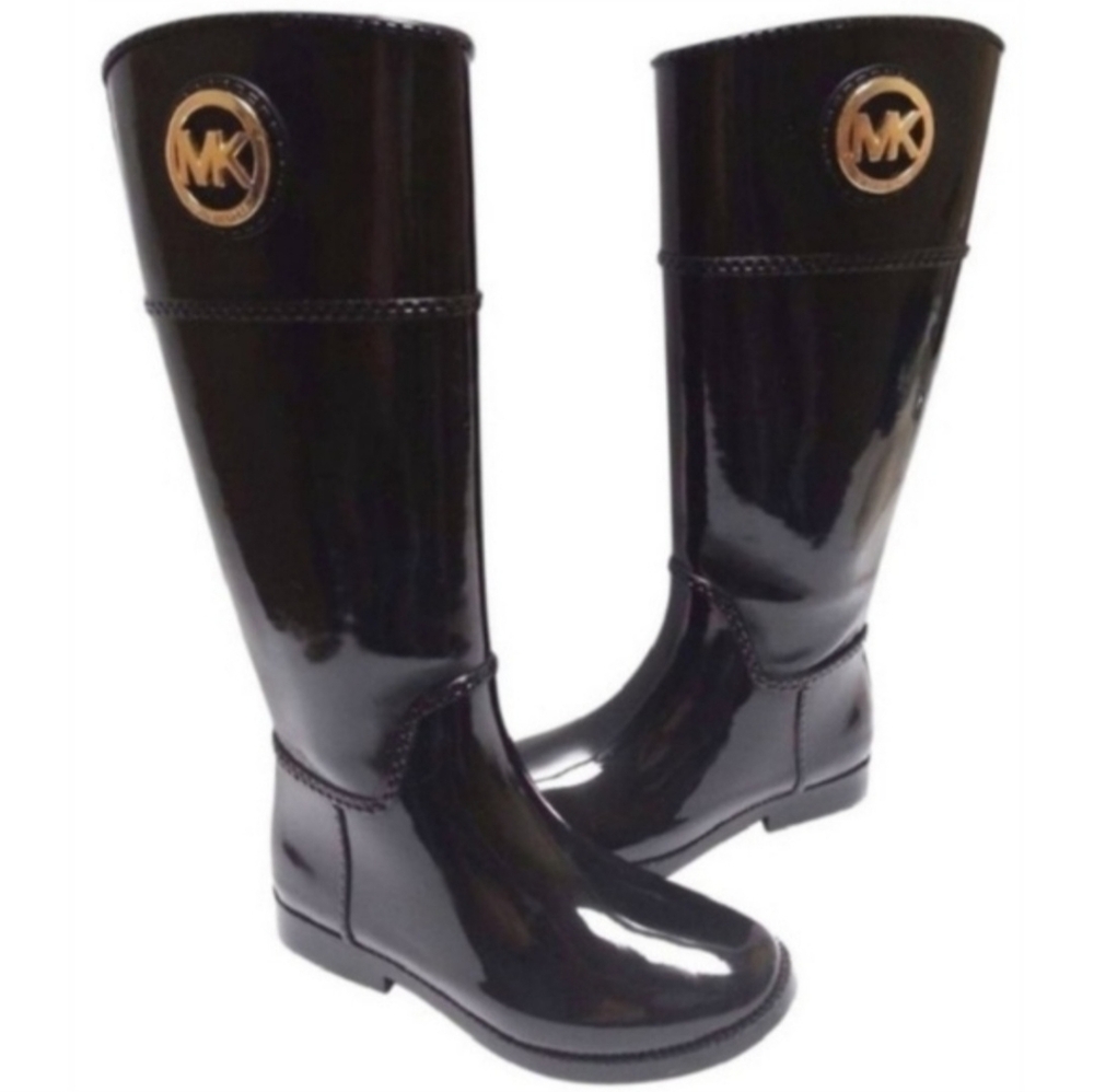 Michael Kors "Stockard" Tall Rain Boots - Picture 4 of 5